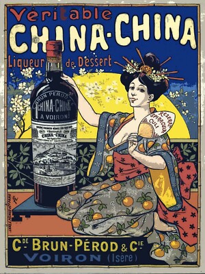 Decoration Poster.Home interior design.Room Wall art.China French Wine.Bar.7015