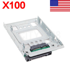 100PCS HP 654540-001 2.5" SSD to 3.5" SATA Adapter Tray SAS HDD Bracket Bay