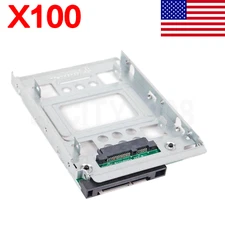 100PCS HP 654540-001 2.5" SSD to 3.5" SATA Adapter Tray SAS HDD Bracket Bay