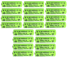 20-PCS 800mAh Rechargeable NiMh AA Ni-Mh Batteries for Solar Light PG20