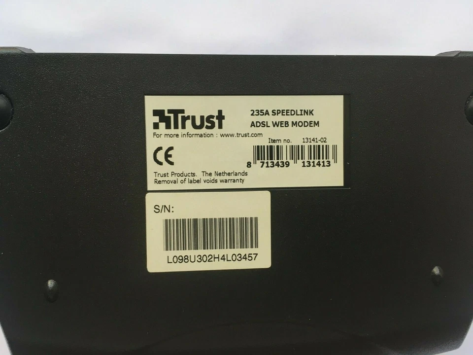 TRUST 235A SPEEDLINK ADSL WEB MODEM con cd-rom, manuale d'uso, cavo collegamento - Immagine 3 di 4