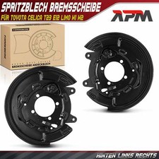 2x Spritzblech Bremsscheibe Hinterachse L+R für Toyota Celica T23 E12 Limo W1 W2