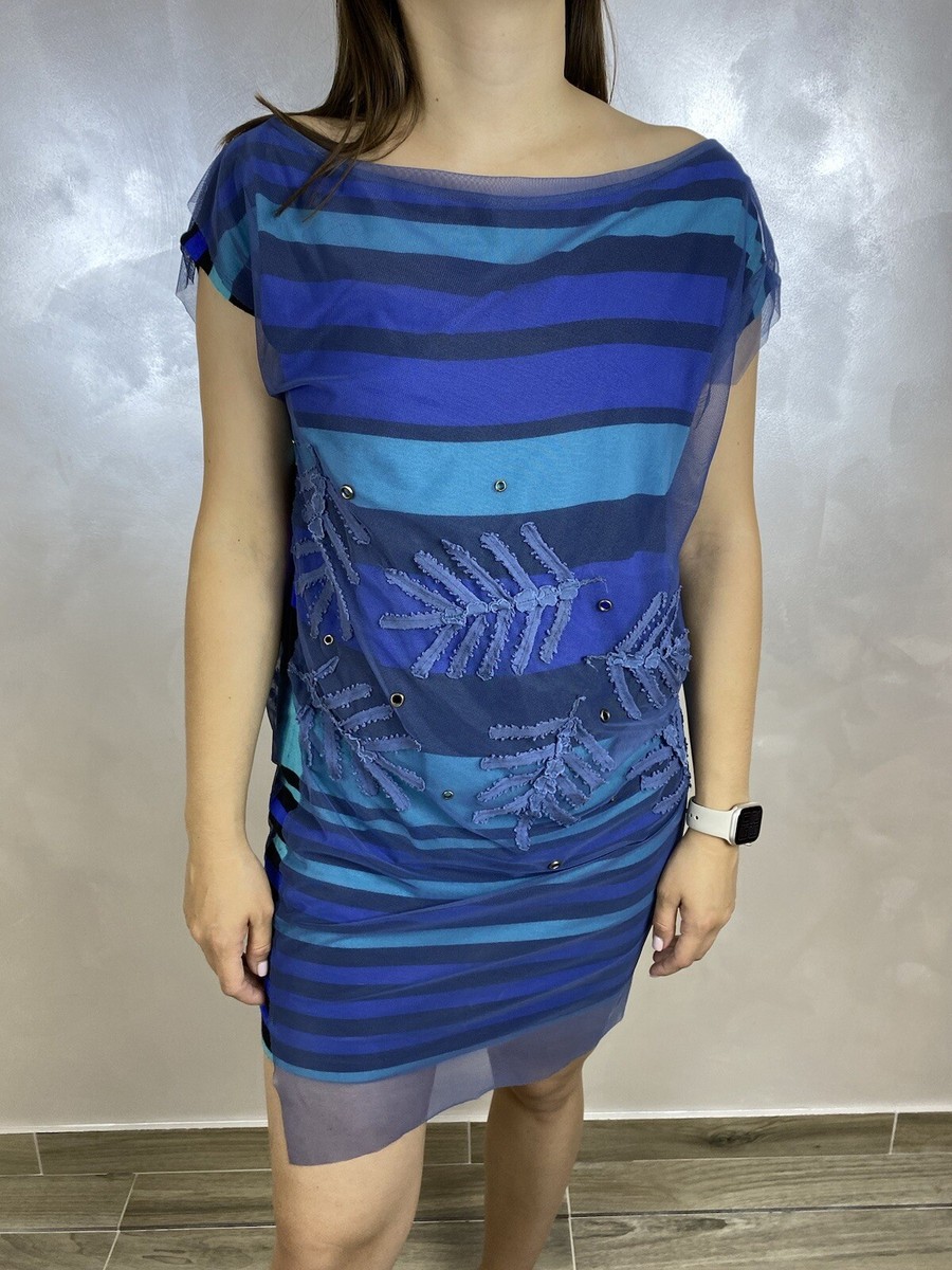 Save The Queen Women's Blue Mesh Dress Rare Italy Sz M | eBay Save The Queen Women's Blue Mesh Dress Rare Italy Sz M | eBay