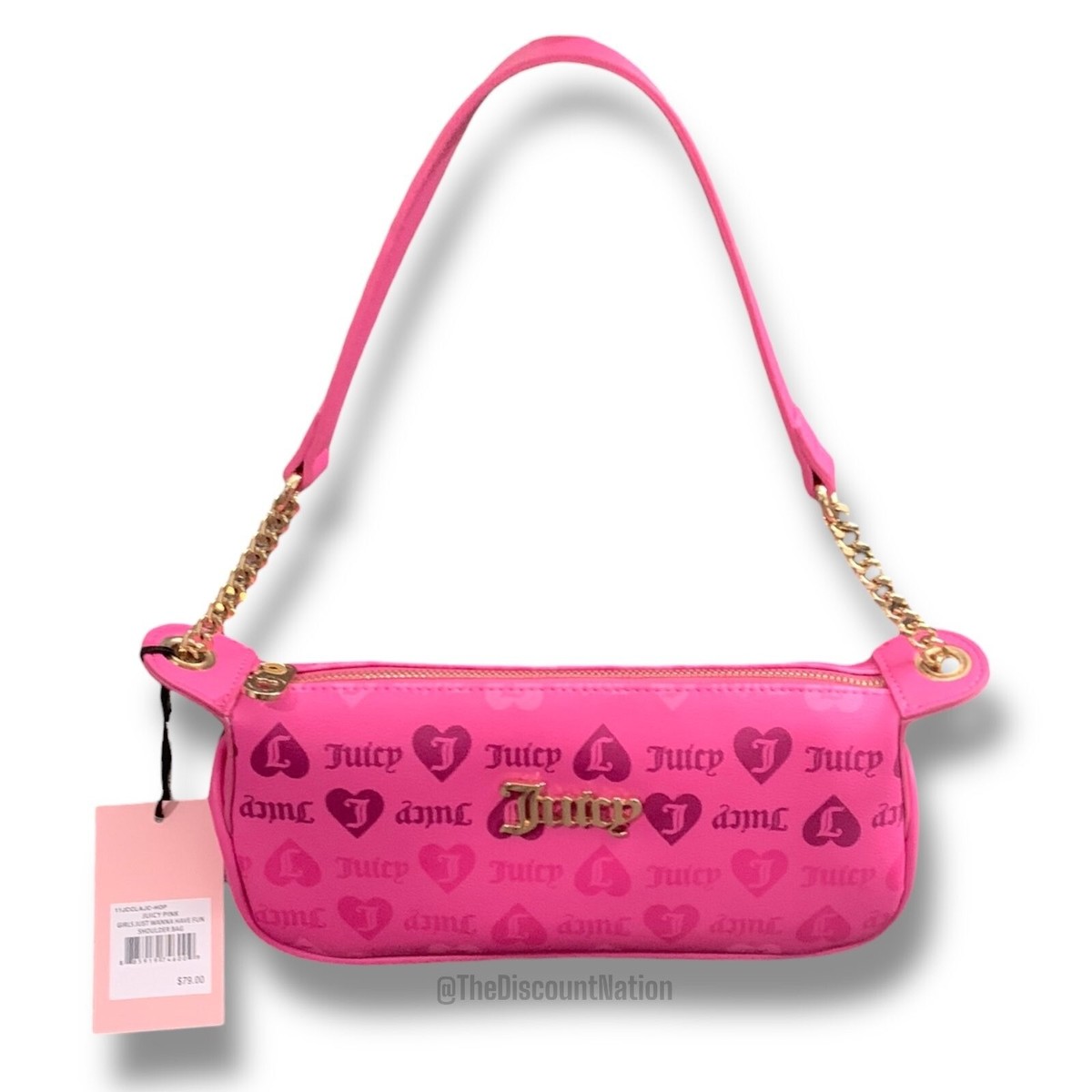 Juicy Couture Juicy Pink Girls Just Wanna Have Fun Shoulder