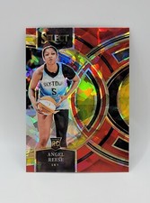 2024 WNBA Panini Select Angel Reese Premier Red Cracked Ice Prizm RC Chicago Sky