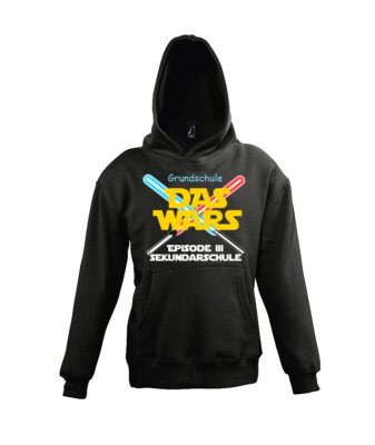 Youth Designz Kids Hoodie Primary School The Wars Pullover Logo Print Funny Fun