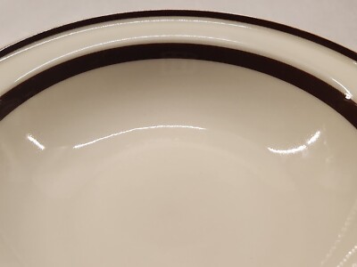 Orbit Brown #221 SANGO Stoneware 7 inch Cereal Bowl Cream Brown