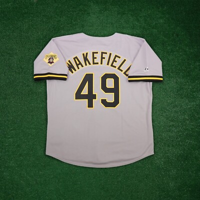 Tim Wakefield 1993 Pittsburgh Pirates Men's Road Cooperstown Jersey w/ Patch