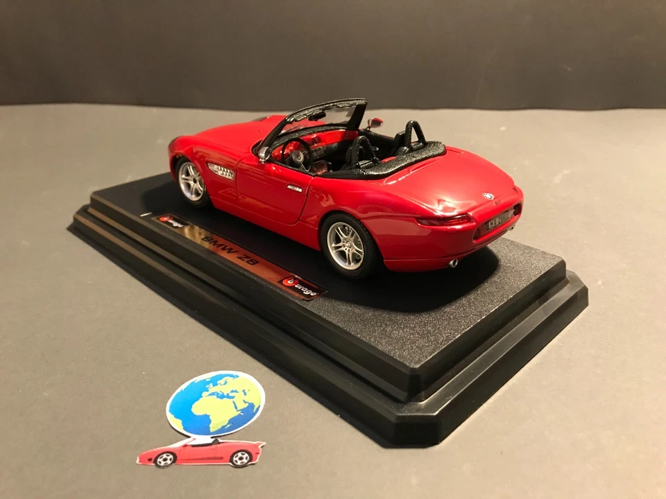 Bburago BMW Z8, automodello scala 1:24 - 1:25, vintage (1088) - Immagine 4 di 4