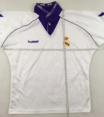 CAMISETA OFICIAL VINTAGE Real Madrid De Marca Adidas Talla 164 De Niño