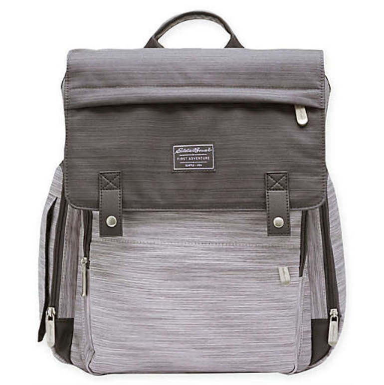 eddie bauer backpack grey tan