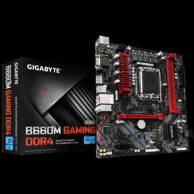 Gigabyte B660M Gaming DDR4 Motherboard CPU SOCKET LGA1700 Intel HDMI VGA DP