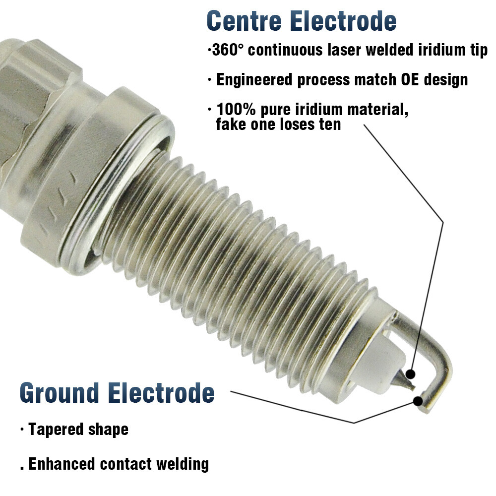 4 UF592 Ignition Coil & Iridium Spark Plug for BMW 228i 320i 328i 428i