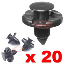 BUMPER SPLASHGUARD CLIPS INNER LINING 20 FOR NISSAN MICRA PRIMERA X TRAIL ALMERA