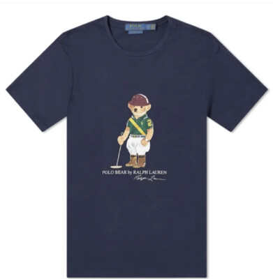 Polo Ralph Lauren Bear T-Shirt Navy 【L】 Polo Bear By POLO RALPH LAUREN BOYS Size 24M Voyager Navy