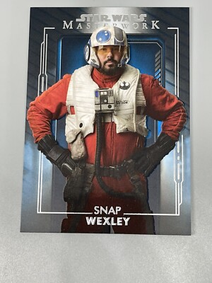 Snap Wexley 2020 Topps Star Wars Masterwork Blue Parallel #44