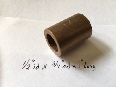 Brass Circular Connectors Connectors 16 Pins Oilite Flange Bushing Bronze New 1/2 Id X 3/4 X 1 Brass Bearing Shim Latex 5/16 In ID Inside Diameter Hose & Tubing - Foto 7