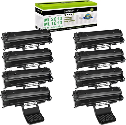 8 Stück ML2010 1610 Tonerkartusche kompatibel für Samsung ML-1610D2 ML-1615 ML-1620