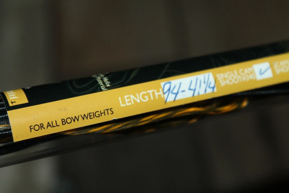 NEW GENUINE MARTIN DOUBLE HELIX 340 SINGLE CAM BOW STRING LENGTH 94.25 FREE SHIP - Image 4 of 4