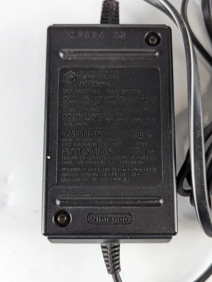 Nintendo Gamecube AC Adapter DOL-002 Genuine OEM Power Supply - Image 3 of 4