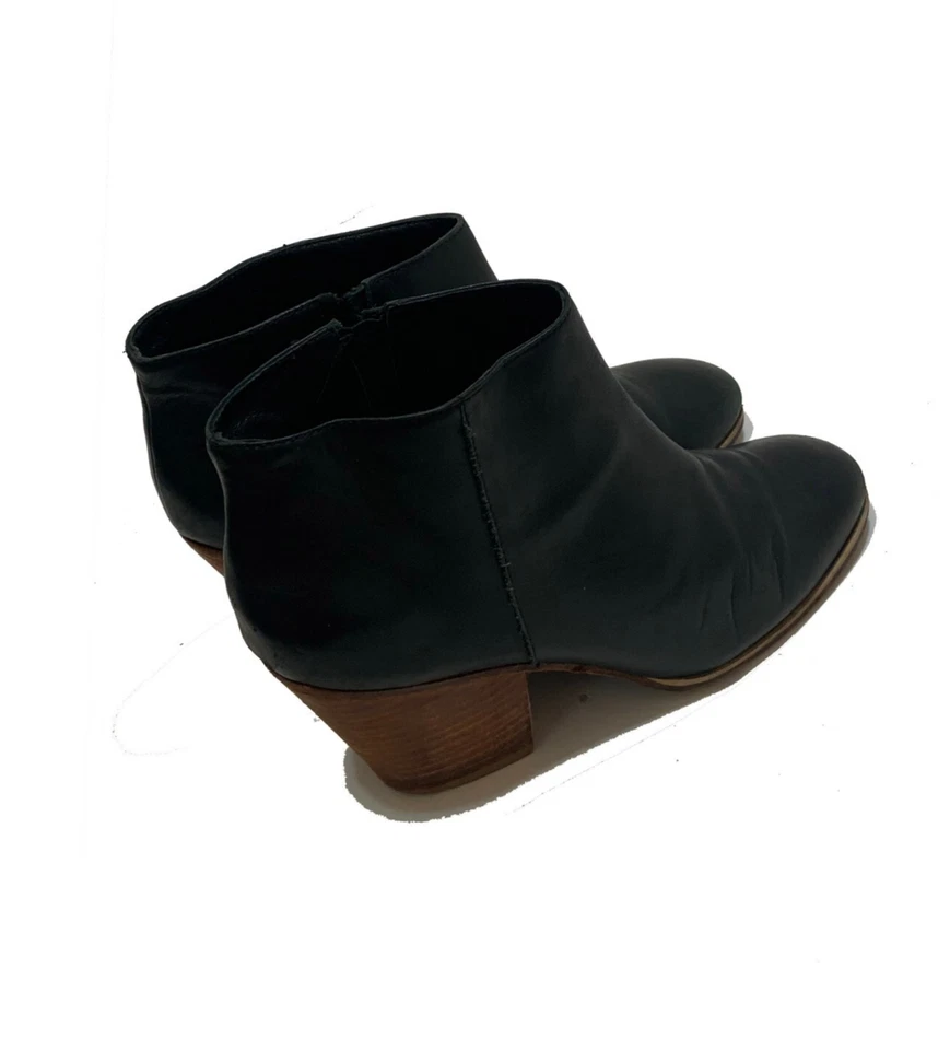 Botines de cuero Rachel Comey, zapatos para mujer talla 7 negros Foto 2 de 4