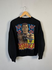 Tatanka Vintage Retro 92's WWF Unisex Black Sweatshirt Size S