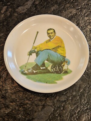 Vintage 4'' Wilson Golf Plastic Collectible Plate 1960's