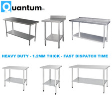 Stainless Steel Table Work Bench Catering Table Kitchen Top 1.5ft to 8ft