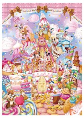 Disney Mickey's Sweet Kingdom 266 piece jigsaw puzzle Tenyo DPG-266-570 JAPAN