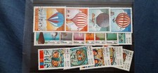 Joli Lot de TIMBRES OBLITERES. LAOS Thème Espace Ballon Space Hot Air Balloon