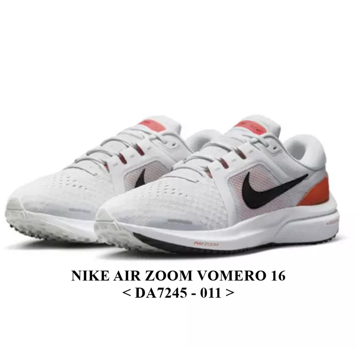 NIKE AIR ZOOM VOMERO 16 (DA7245 011) Men's Road Running Shoes,New w Box