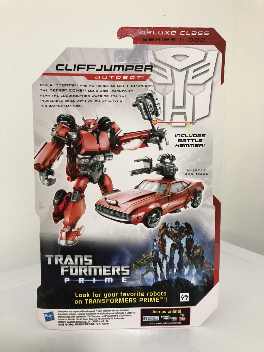 TRANSFORMERS PRIME DELUXE CLASS CLIFFJUMPER 653569706533 | eBay