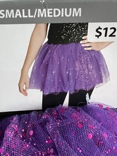 Purple Sparkle Tutu Women  s Small/Medium Halloween Costume Dance Cosplay