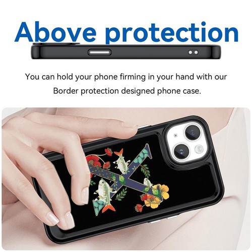 Anti scratch Cover For Samsung A15 A16 S23 S24 S25 Ultra FE flowers alphabet x - 第 10/25 張圖片