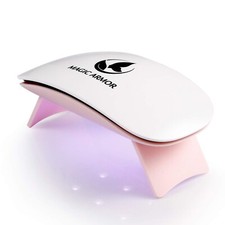 6W Pocket Size LED Nail Dryer Curing Lamp, 60S Timer USB Portable for Gel Nails