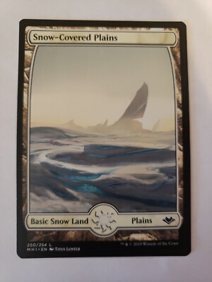 4x snow covered Plains full art MH1 NM x4