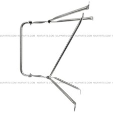 Stainless Steel Door Mirror Bracket Fit 90-02 International 4700 4900 8300 Stainless Steel Door Mirror Bracket Fit 90-02 International 4700 4900 8300