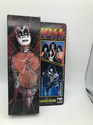 KISS 12 Inch Figure Series 9 Love Gun: EMPTY BOX LOT MEGO REPRO