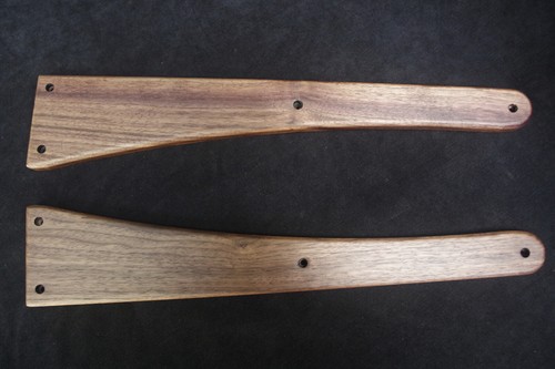 Walnut wooden ends for Allen &amp;amp;amp; Heath ZED R16 Zed XB 14 Zed 22FX Zed 24 2 Zed 16