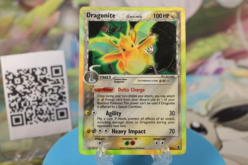 Dragonite δ Delta Species Holo Rare 3/113 - PSA 8 Contender - Iconic Card - 2005