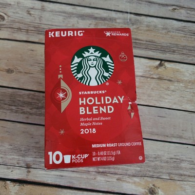 starbucks by nespresso medium roast holiday blend coffee