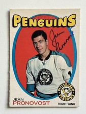 Jean Pronovost 1971-72 O-PEE-CHEE #118 Autographed Signed Auto OPC Penguins