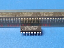  5 PCS MCM4517P20 Page Mode DRAM, 16KX1, 200ns, MOS, PDIP16
