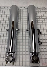 Harley Touring SINGLE DISC Fork legs 2000 -13 Chrome Lower sliders OUTRIGHT