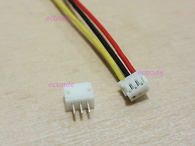 Micro JST 1.5 ZH 3-Pin 150mm Male & Female Connector Plugs Wires RC Cables UK