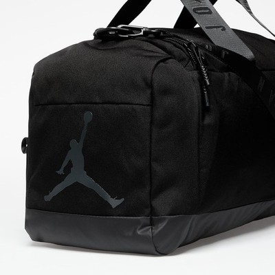 Nike Air Jordan Black Duffel Bag Shoe Garage Gym Travel NEW SM0920