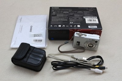 Casio EX-Z120 7,2MP Ledertasche OVP Kabel Bedienungsanleitung Zubehörpaket
