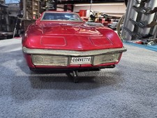 1972 Japanese Taiyo Tin Battery Operated Chevrolet Corvette Bump N Go Car