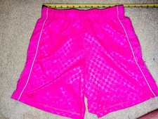 DSG Shorts pink L 14-16 youth soccer running fitness workout nylon thin boy girl