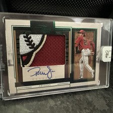 2024 Panini Three and Two DRUW JONES Prospect Jersey Auto Green 4/5 Nasty Patch!